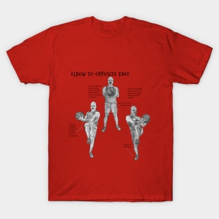 Elbow to Opposite Knee T-Shirt